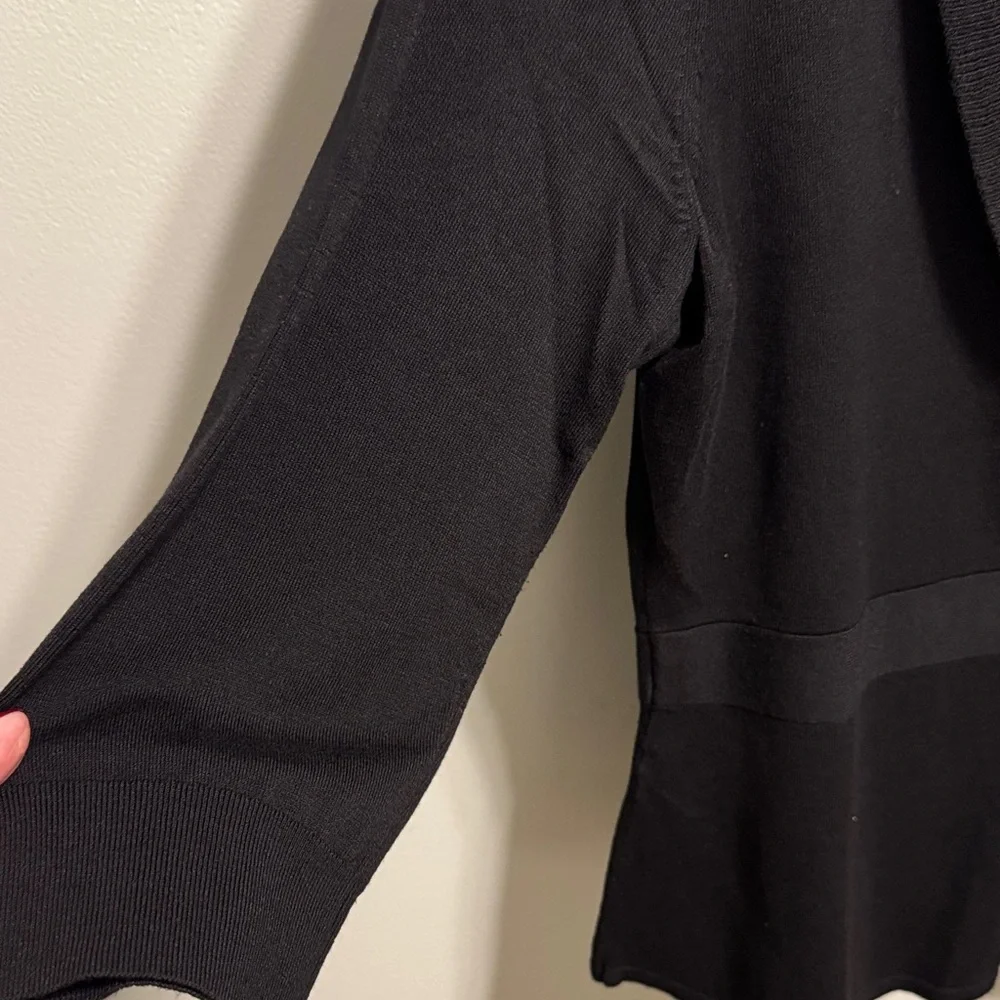 White House Black Market Black Women's Cardigan - Picture 3 of 6
